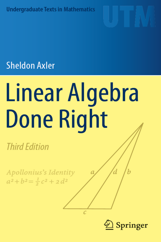 Linear Algebra Done Right